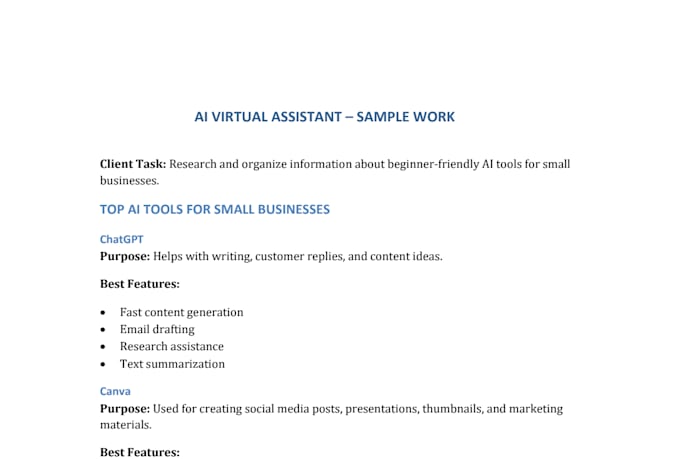 be your ai virtual assistant for administrative tasks